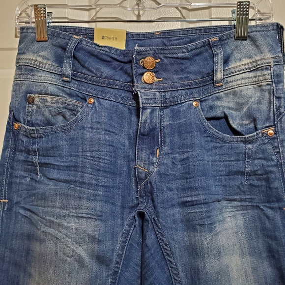 Harem Denim By H&M Women's Distressed Jeans - Picture 2 of 10